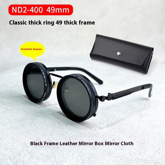 Glasses Box Adjustable Light Reduction 9 Gear Glasses UV Protection