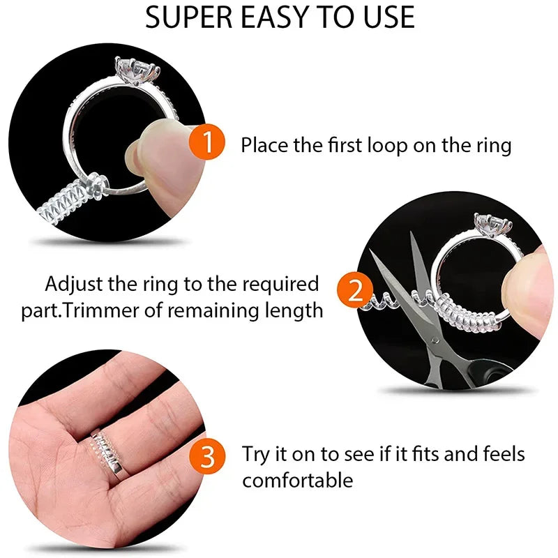 8pcs/Set Rings Adjust